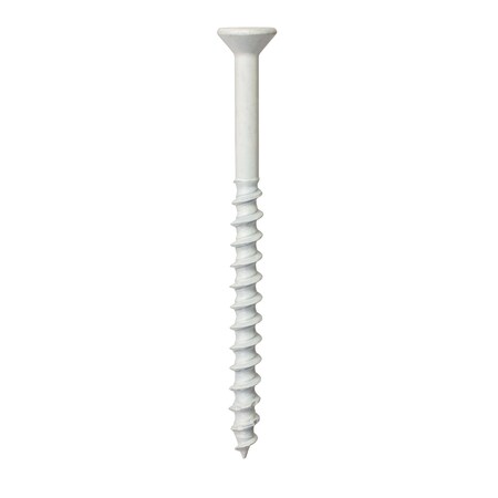 Simpson Strong-Tie 3/16"x2-3/4" White Titen Turbo Concrete Screws 75-Pack TNTW18234TFC75